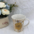 European-Style Ceramic Mug New Bone China Light Luxury Advanced Roast Flower Large Capacity Afternoon Tea Office Milk Coffee Cup