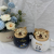 Nordic Creative Cartoon Porcelain Mirror Cup with Lid Large Capacity Mug Hand Gift Home Couple Water Cup