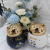 Nordic Creative Cartoon Porcelain Mirror Cup with Lid Large Capacity Mug Hand Gift Home Couple Water Cup