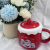 Christmas Cup Strawberry Bear Ceramic Cup Cute Mug Student Water Cup Birthday Gift Friend Drinking Cup