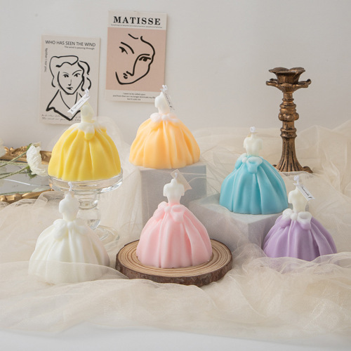 友幸大号婚纱香薰蜡烛伴手礼ins创意家居摆饰套装拍摄裙子结婚礼