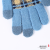 2023 New Winter Students Warm-Keeping Macaron Plaid Gloves Thickened Fleece-Lined Warm Touch Screen Gloves