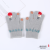 Cute Snowman Finger Gloves Student Winter Korean Style Thickened Fleece Warm Cycling Gloves with Various Colors