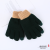 Color Matching Riding Warm with Velvet Thickened Cold Protection Student Knitting Wool Gloves Autumn and Winter Two Seasons Touch Screen Cotton Gloves