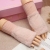 2023 New Imitation Rabbit Fur Half Finger Warm Office Student Wristband Typing Writing Furry plus Velvet Winter
