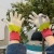 Two-Color Double-Piece Korean-Style Thickened Couple Riding Outdoor Sports Little Apple Touch Screen Gloves