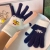 2023 New Cartoon Animal Two-Color Korean-Style Thickened Couple Riding Outdoor Lucky Bear Touch Screen Gloves