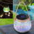 Christmas Festival Solar Outdoor Decorative Lamp Led Yard Crack Mason Bottle Hanging Light Creative Glass Jar