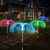 Solar Festive Lantern Simulation Jellyfish Fireworks Lamp LED Outdoor Courtyard Decoration Lawn Lamp Garden Floor Outlet Landscape Lamp