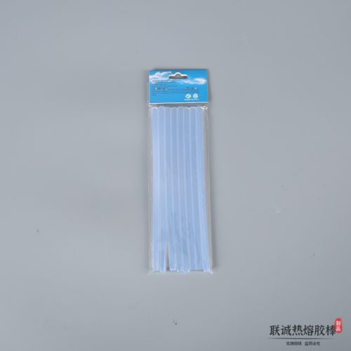 Eight Pieces Per Bag Transparent OPP Bag DIY Handmade Material Glue Gun Transparent Glue Stick Hot Melt Glue Stick Factory Spot Direct Sales