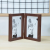 Double Open Lotus Leaf Standing Table Setting Double Photo Desk Family Bedroom Photo Frame