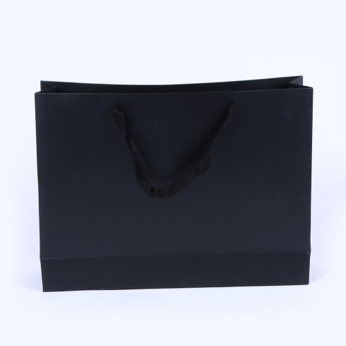 black square gift paper carrier bag light food take out take away handbag baking bread bag in stock wholesale