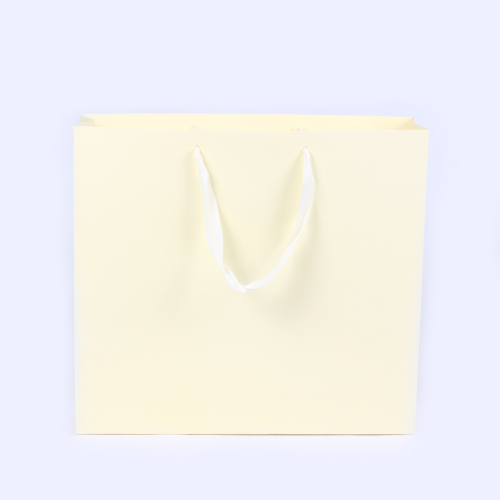 factory direct sales simple gifts paper bag white clothing handbag paper hand bag enterprise advertising gift bag