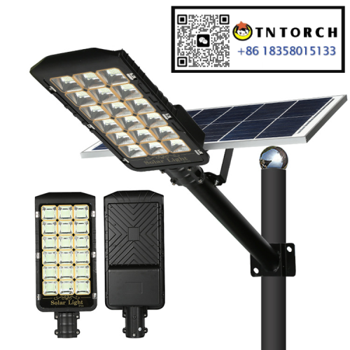 定制外贸LED太阳能路灯路政工程大功率分体路灯头家用户外庭院灯