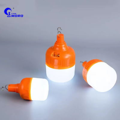 Moro Waterproof Dc Charging Bulb Night Market Lamp Stall Light Emergency Light Dc Outdoor Led Charging Light