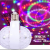 Moroled Two-Way Colorful Crystal Magic Ball Stage Lights Colorful Rotating Ambience Light