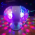 Moroled Two-Way Colorful Crystal Magic Ball Stage Lights Colorful Rotating Ambience Light