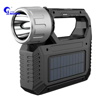 Mor Outdoor Flashlight Strong Light Led Solar Work Light Portable Lamp Flood Lighting Usb Charging