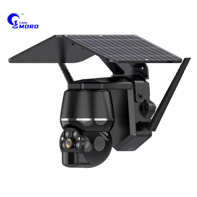 Moro Solar Monitoring Outdoor Waterproof Wireless Wifi Full Color Night Vision Hd Camera