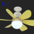 Moro Led Fan Light 30W 40W Five-Leaf Ceiling Ceiling Fan Lights Color Optional Detachable Leaf Light