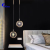 Moro Bedroom Bedside Crystal Small Droplight Living Room Aisle Bar Background Wall Decorative Fishing Line Light
