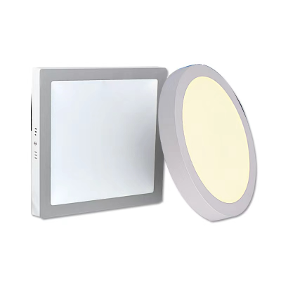 LED Surface Mounted Panel Light 6 LEDs round and Square Kitchen Aisle Punch Free Fog-Proof Light