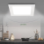 LED Flat Concealed Square Panel Light Office Kitchen Aluminum Gusset Bright Ceiling Lamp