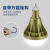 Golden Rechargeable LED Bulb Super Bright Power Failure Emergency Nail Lamp for Domestic Use Movable Outdoor Night Market Stall Wireless Light