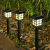 Solar LED Lawn Small House Light Mini Solar Small Palace Grid Light Outdoor Waterproof Garden Light