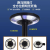 RGB Colorful Integrated Infrared Sensor Lamp Outdoor Waterproof Solar Street Lamp UFO Solar Garden Lamp