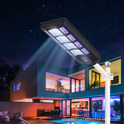 Integrated Solar Light Outdoor Yard Lamp Home Colorful Park Community Villa Lamp Induction People Come to Full Light