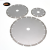 Diamond Slicing Disk Double Mesh Silicon Carbide Ceramic Glass Jade Electric Grinding Saw Blade Ceramic Diamond Saw Blade