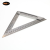 Stainless Steel Set Square High-Precision Thickened 90-Degree Woodworking Angle Ruler 45 Large Square-Foot Esquadro Aluminum Alloy Triangular Plate