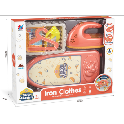 Iron Set (Light Music Vibration) Children Play House Toys
