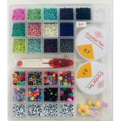 28 Grid Bead Beaded Box