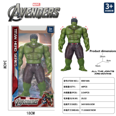 Avengers Hand-Made Vinyl Hulk-Joint Movable