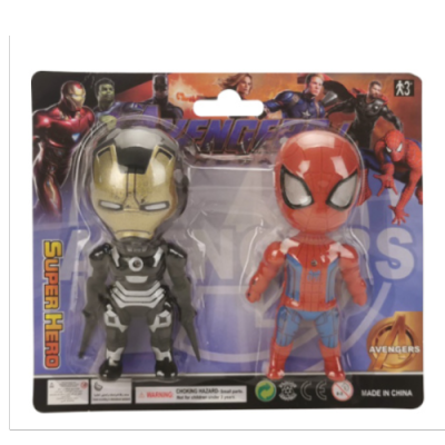 (with Light) Head-Hand Movable Iron Man, Spider-Man (Avengers)