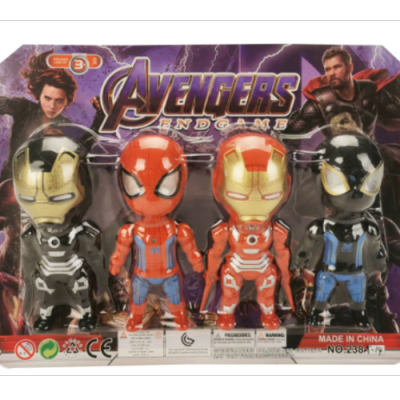 (with Light) Iron Man, Spider-Man Head Movable (Avengers)