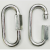 Wholesale 304 Stainless Steel Spring Clasp Gourd with Nut Climbing Safety Buckle Chain Pet Buckle Keychain