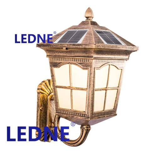 outdoor led aluminum decorative solar wall lamp garden landscape solar lamp for garden outdoor