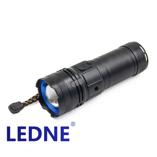 led high-power long-endurance flashlight waterproof long-range outdoor hiking lighting lamp aluminum alloy shell