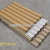 WPC grille bamboo fiber grille PVC grille background grating plate interior decoration material decorative materials