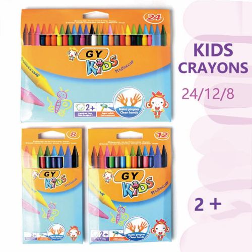 hot selling plastic crayon 8 colors magic marker pen 12 colors brush 36 colors crayon children‘s painting student stationery wholesale