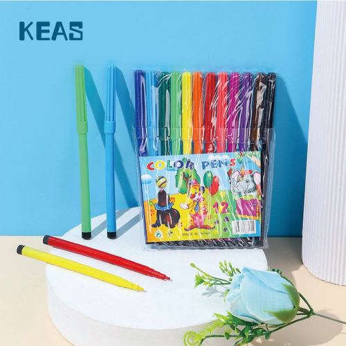 factory primary school students art supplies painting color pencil bags 12/18/24 color graffiti drawing watercolor pen wholesale
