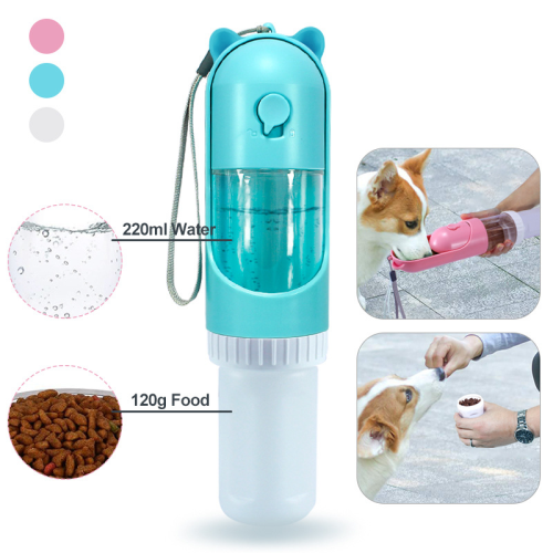 Pet Water and Food Cup Portable Outdoor Dual-Use Easy to Carry Practical High Multi-Function Water Cup