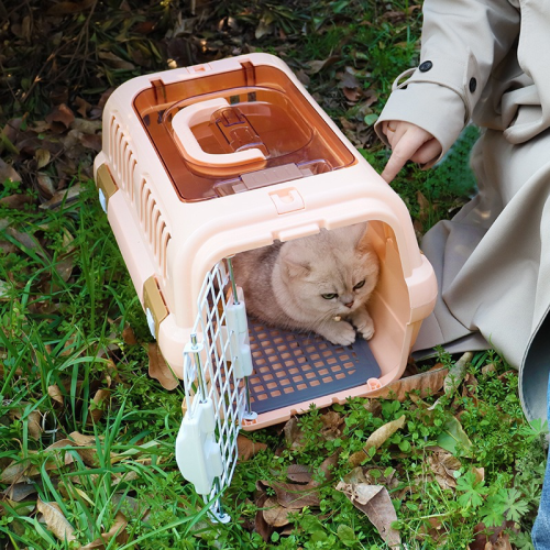 cat bag portable cat pet flight case cat cage pet dog check-in suitcase small dog car transport