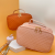 2023 New Simple PU Leather Cosmetic Bag Wholesale Travel Bag Portable Cosmetics Storage Bag Waterproof Wash Bag
