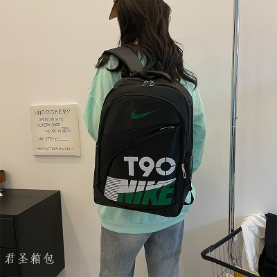 Foreign Trade Popular Style Fashion Trendy Bag Women's Versatile Large Capacity Backpack Cross-Border NK Backpack Student Schoolbag Men