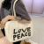 Trendy Women's Bags New Retro Large Capacity Versatile Shoulder Bag Fashion Special-Interest Letter Underarm Bag Cosmetic Bag Wallet