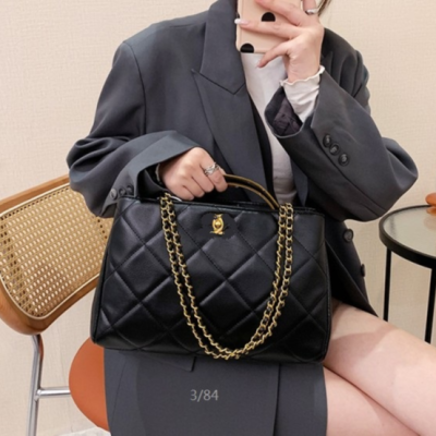 Trendy Women's Bags Trendy Brand New Fashion High Quality Shoulder Bag Large Capacity Kafuu Tote Bag Commuter Hand-Carrying Bag Women